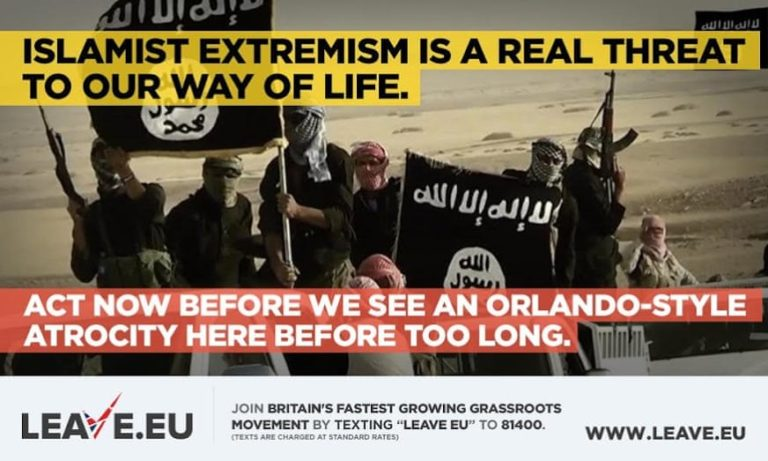 Leave.EU use ISIS to get vote